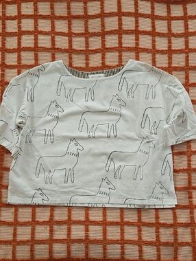 PO-EM Boxy Shortsleeve Top Size M GUC